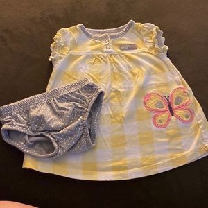 Carters baby girl dress set